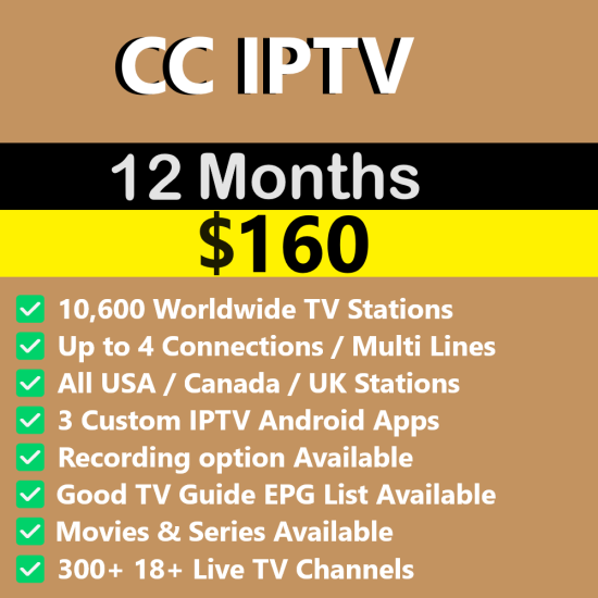 CC IPTV 12 Month