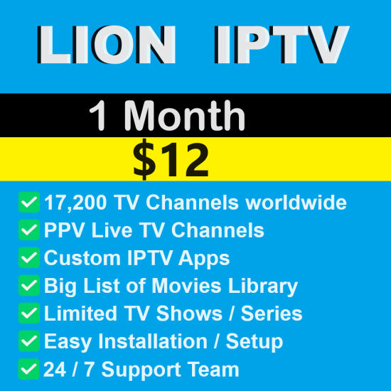 Lion IPTV Canadian Service Provider